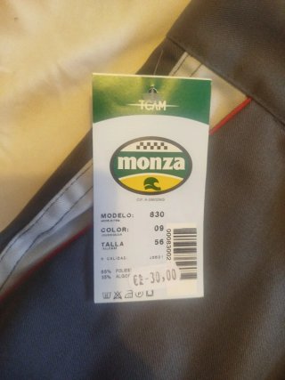 Pantalón de trabajo gris nuevo