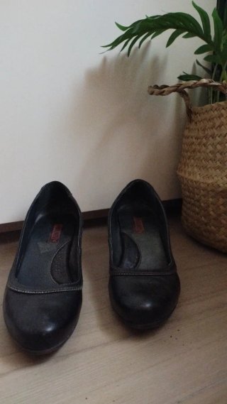 Zapatos planos negros