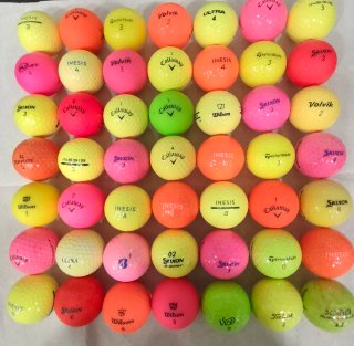 50 Bolas de Golf de Colores