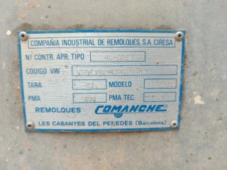 Remolque para perros caja de 110x110x55 aprox