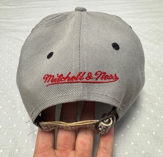 Gorra Mitchell & Ness Chicago Bulls Gris