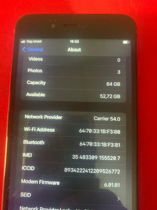 iPhone 8 Plus 64GB Rojo