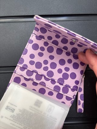 Cartera Tarjetero Lunares Malva Parfois