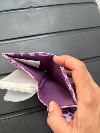 Cartera Tarjetero Lunares Malva Parfois