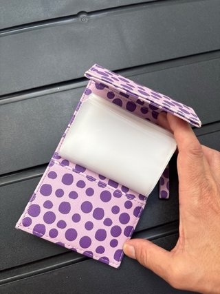 Cartera Tarjetero Lunares Malva Parfois