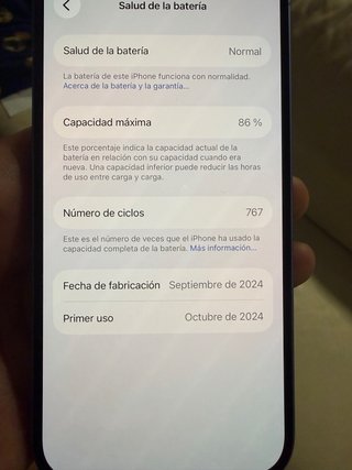 iPhone 16 Azul 256GB
