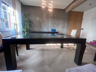 Mesa comedor 110x180 y aparador moderno  180x45x80
