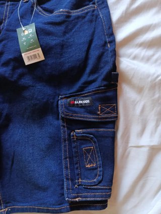 Pantalones vaqueros cargo hombre