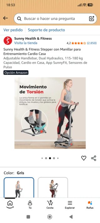 Bicicleta estática stepper cardio