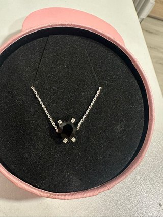 Pulsera Tous Corazón Plata y Ónix