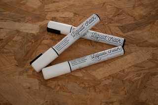 Pack 3 Rotuladores Tiza Líquida Blanca, nuevos
