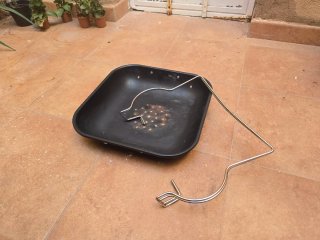 Barbacoa portátil acero inoxidable
