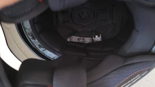 Casco Moto Fibra Carbono SCORPION EXO. Tamaño M.