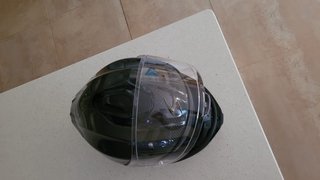 Casco Moto Fibra Carbono SCORPION EXO. Tamaño M.