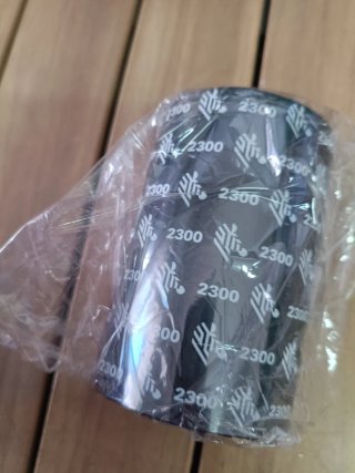 Cinta Zebra 2300 110mm x 74m Negra