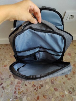 Mochila Portátil Sulema Gris
