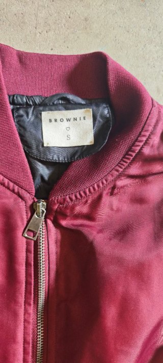 Chaqueta Bomber Roja Brownie