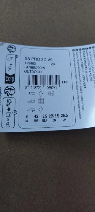 Zapatillas Salomon XA PRO 3D V9 T.42