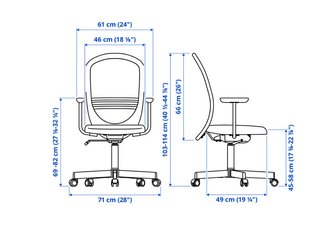 Silla de oficina IKEA FLINTAN ergonómica