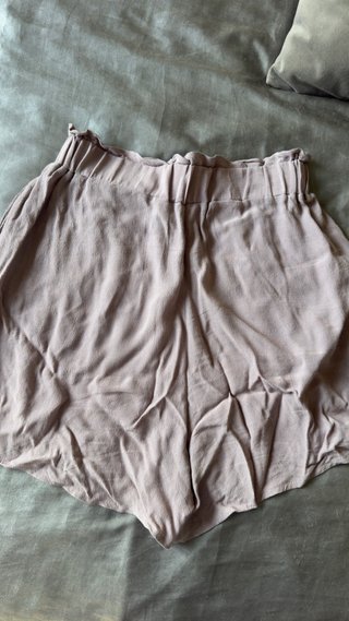 Shorts de vestir color beige/rosa