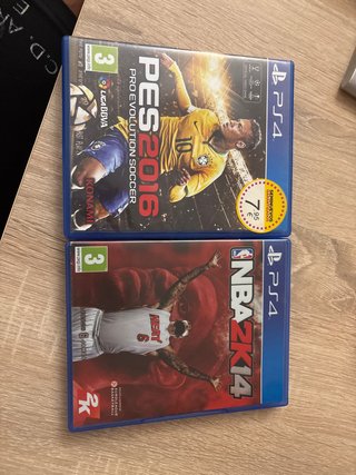 Pack 2 juegos PS4: NBA 2K14 y PES 2016