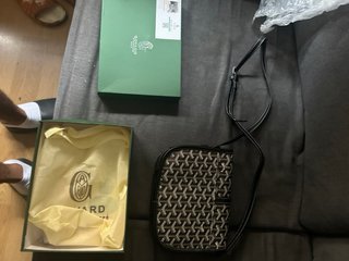 Bolso Goyard Negro y Gris