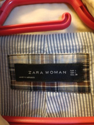 Gabardina Zara Mujer Beige