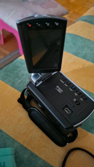 Videocámara Sony HDD 80GB Plata/Negra