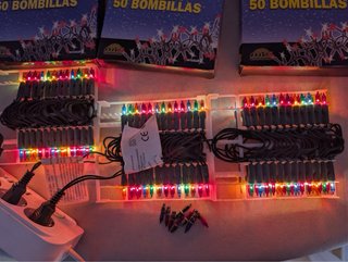 Pack 3 Guirnaldas Luces Navidad Vintage