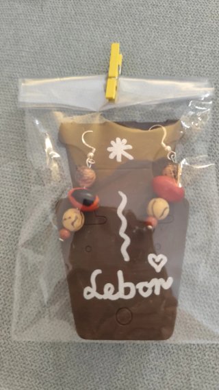 Pendientes artesanales Lebon