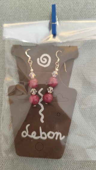 Pendientes artesanales Lebon