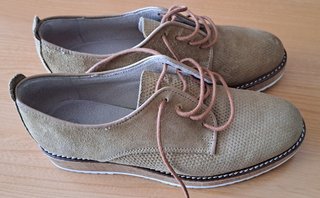 Zapatos mujer Calcis ante marrón T.35
