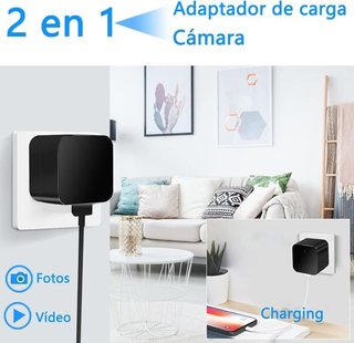 Cámara Espía Oculta WiFi usb Cargador tuya 1080P