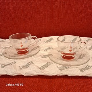 2 Tazzine Bialetti con piattino - Nuove