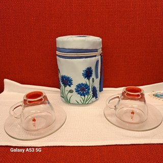 2 Tazzine Bialetti con piattino - Nuove