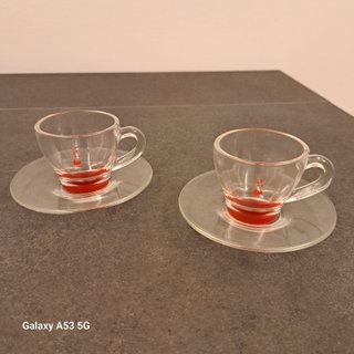 2 Tazzine Bialetti con piattino - Nuove