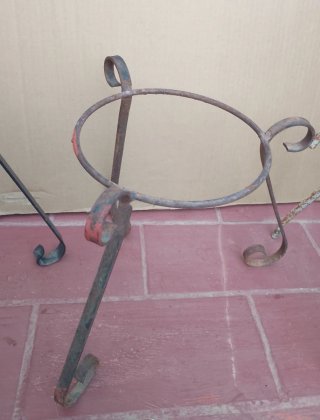 4 Maceteros de Forja