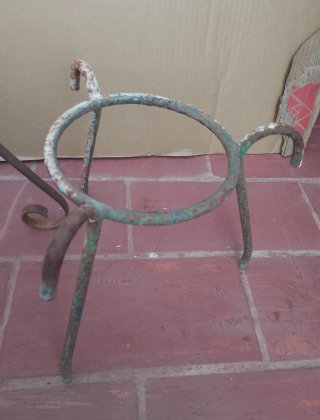 4 Maceteros de Forja