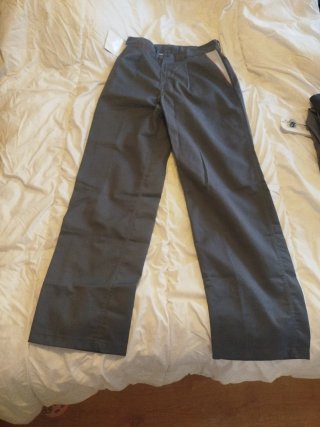 Pantalón de trabajo gris nuevo