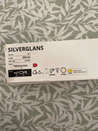 Tira LED Baño IKEA SILVERGLANS 40cm