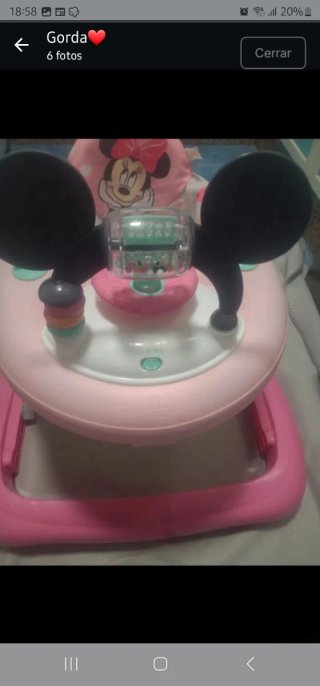 Andador Tacatá Minnie Mouse