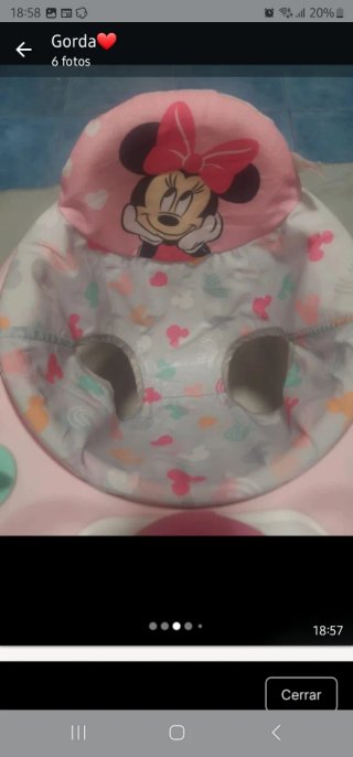 Andador Tacatá Minnie Mouse