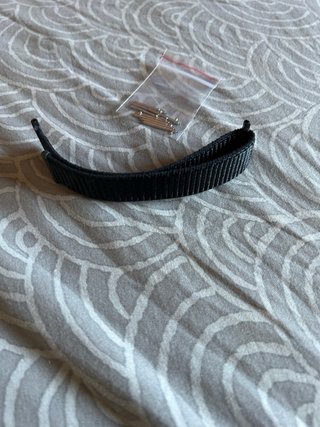 Correa deportiva 20 mm para smartwatch negra