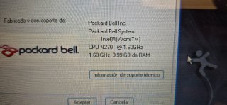 Mini Ordenador Packard Bell 10.1"