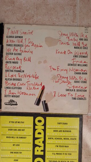 Lote 9 discos de vinilo compilados rock pop hits