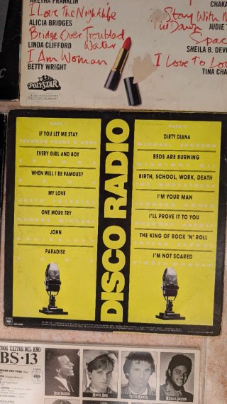 Lote 9 discos de vinilo compilados rock pop hits