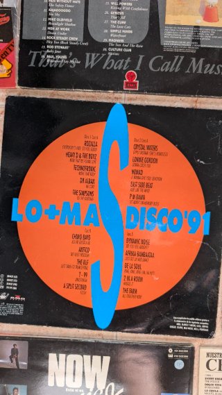 Lote 9 discos de vinilo compilados rock pop hits