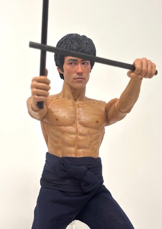 Bruce Lee Figura Custom 1/6 "Enter The Dragon"