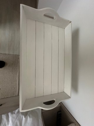 Mesa auxiliar plegable madera