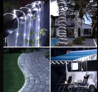2 Guirnaldas Solares 22 metros 200 LED